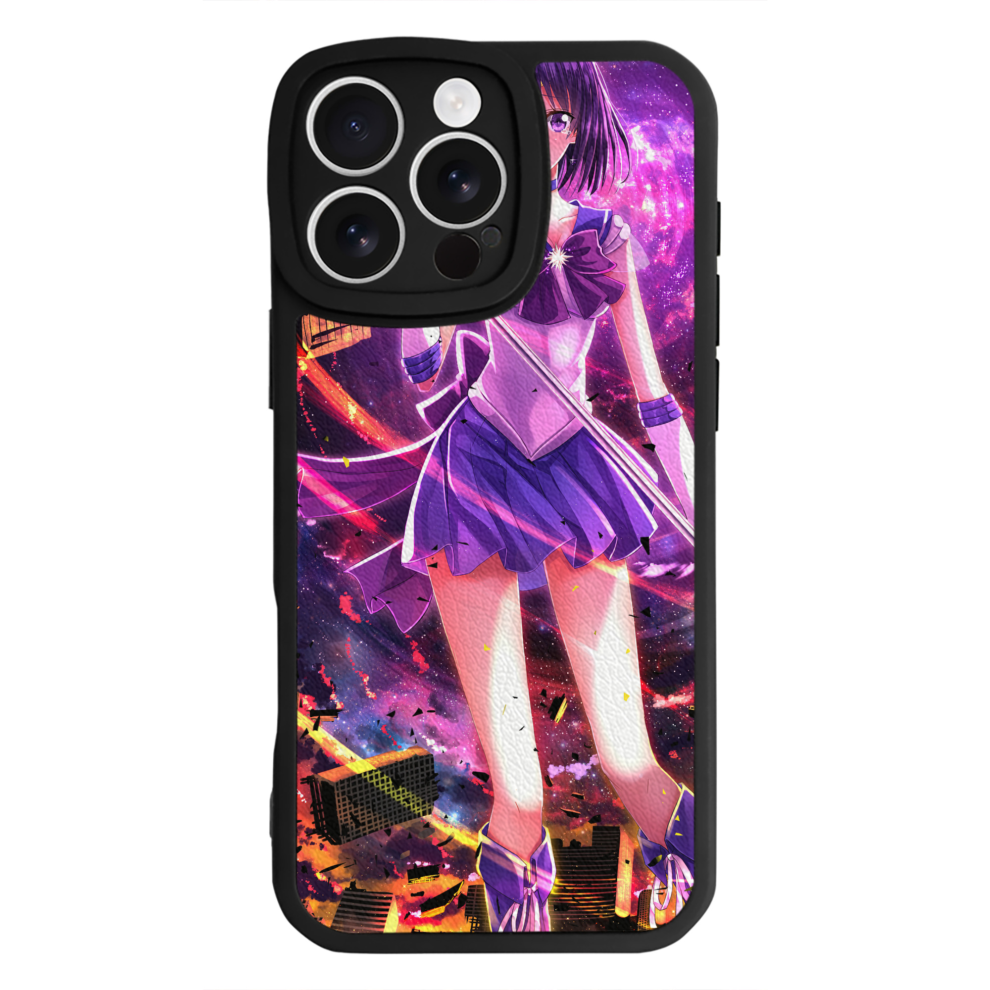 （画像用） 美少女戦士セーラームーン Sailor Moon 【iPhone 16シリーズ対応】シリコンスマホケース（レザー調） 材質：シリコン